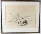 Rome and Cadaqués etching by Salvador Dalí, etching, offered Dec 2025