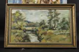 Twelve landscapes by Joanne D. Thomson, oil, sold Nov 2025