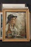 Nine figure studies and portraits oils by Joanne D. Thomson, oil, sold Nov 2025