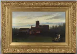 In Days of Old' The Bowling Green Inn oil on canvas by Archibold Mackinnon, 1898, oil on canvas, offered Nov 2025