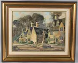 The Cross Stanton, Gloucestershire by James Priddey Rbsa Sga, oil on canvas, offered Nov 2025
