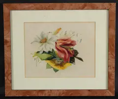 Botanical study of flowers by James Holland, watercolour, sold Nov 2025