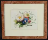 Botanical study of flowers by R Hodgson, watercolour, sold Nov 2025