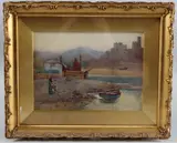 View of Conway Castle, Wales watercolour by Willie Stephenson, watercolour, offered Nov 2025