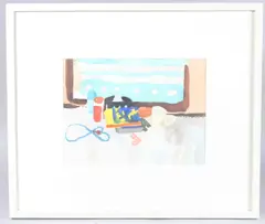 Still life in front of a window by Danny Markey, watercolour, offered Nov 2025