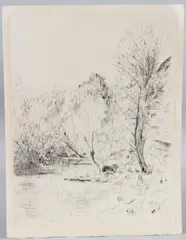 The Banks of the Argens' etching unframed by André Dunoyer de Segonzac, etching, offered Nov 2025