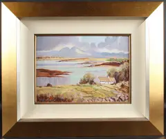 Mulroy Bay Donegal by Sam Coulter, oil on board, sold Oct 2025