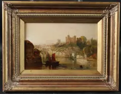 Rochester Castle by Thomas Creswick, oil on panel, offered Oct 2025