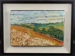 Overlooking the Glen, Walmer Castle by George Rowlett, oil on canvas, sold Oct 2025