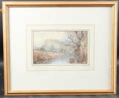 High Tor by Thomas Baker, watercolour, sold Oct 2025