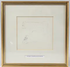 Study of cows by Archibald Thorburn, pencil, offered Oct 2025