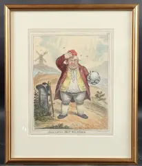 Dreadful Hot Weather by James Gillray, etching, offered Oct 2025