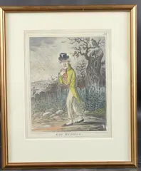 Raw Weather by James Gillray, etching, offered Oct 2025