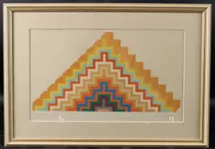 Ziggurat 5 by Joe Tilson, lithograph, sold Oct 2025
