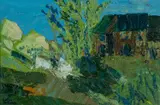 Untitled by Gwilym Prichard, oil on panel, sold Apr 2024