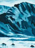 Idwal Slabs by Gwyn Roberts, oil on canvas, offered Apr 2024