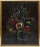 Flower Piece by Will Roberts, oil on canvas, sold Apr 2024