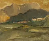 Maentwrog, N.Wales by Will Roberts, oil on canvas, sold Apr 2024