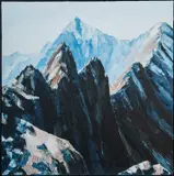 Crib Goch, Crib y Ddysgl a by Gwyn Roberts, oil on canvas, offered Apr 2024