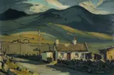 Welsh Hill Farm Near Nazareth by Edwin Forrest, oil on board, sold Apr 2024