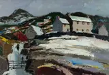 Untitled by Donald McIntyre, acrylic, offered Apr 2024