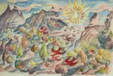 Untitled by Helen Steinthal, watercolour and pencil, sold Apr 2024