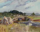 Believed Arthur's Stone and by Will Evans, Stone and Reynoldston, sold Apr 2024