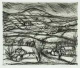 September by Peter Prendergast, 2000, etching, sold Apr 2024