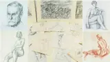 Portfolio of approximately thirty unframed works on paper - early by Helen Steinthal, print (other), offered Apr 2024