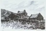 Hendre Waelod by Kyffin Williams Ra limited edition, print, sold Apr 2024