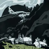 Fully by Kyffin Williams Ra limited edition, linocut, sold Apr 2024