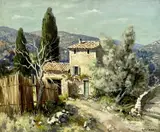 Untitled by L. Putromat, oil on canvas, sold Apr 2024
