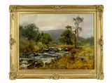 Untitled by Yeend King, oil on board, sold Apr 2024