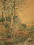 Untitled by Albert Kinsley, watercolour, offered Apr 2024