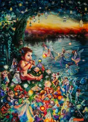 Unique resin print - entitled 'Peter Pan in by Kerry Darlington limited edition, print, sold Apr 2024