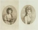 Mrs Sheridan by Eugène Gaujean, pencil, offered Apr 2024