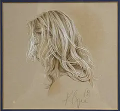Untitled by Kay Boyce, pastel on paper, offered Mar 2024