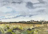 Winter by Virginia Bounds, oil on canvas, offered Mar 2024