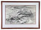 Samson by Helen M Steinthal, watercolor, sold Mar 2024