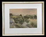'The Castle by Arthur Miles, watercolour, offered Mar 2024