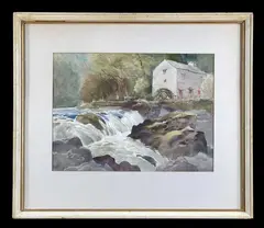 Untitled by Arthur Miles, watercolour, sold Mar 2024