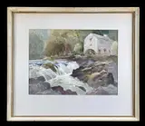 Untitled by Arthur Miles, watercolour, sold Mar 2024