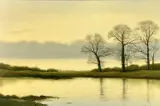 Untitled by Michael John Hill, 1990, oil on canvas, sold Mar 2024