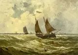 Untitled by Franz Hoepfner, oil on canvas, sold Mar 2024