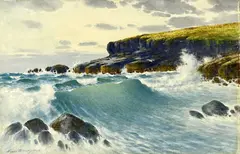 Untitled by Warren Williams, watercolour, sold Mar 2024