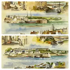 Anglesey by Alan Kirk Patrick, watercolor, offered Mar 2024