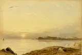 Anglesey by William Noel Johnson, watercolour, sold Mar 2024