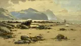 Untitled by Warren Williams, watercolour, sold Mar 2024