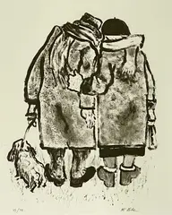 Company by Karel Lek, print, sold Mar 2024