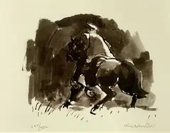 Limited edition by Kyffin Williams, print, sold Mar 2024